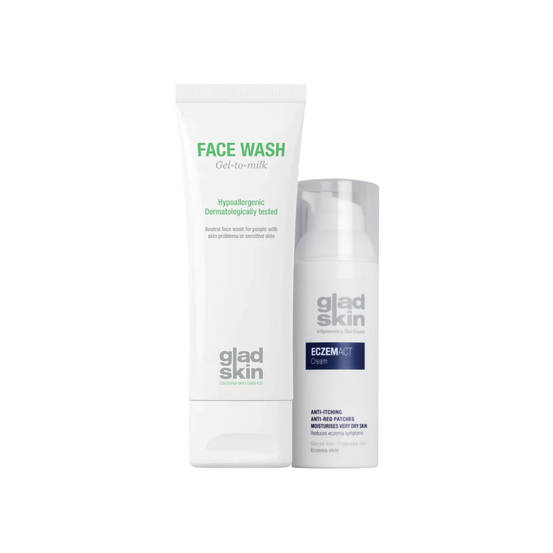 ECZEMACT Cream Face Care Set bietet eine Lösung für die Behandlung von Neurodermitis-Symptomen