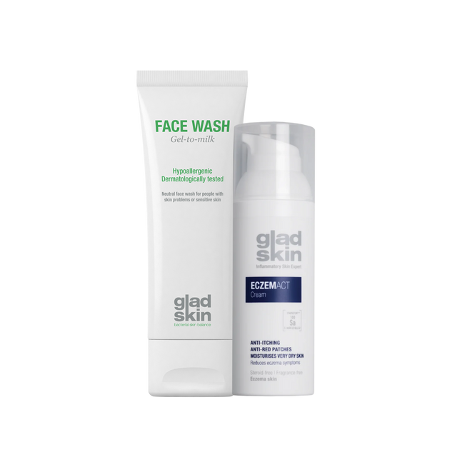 ECZEMACT Cream Face Care Set bietet eine Lösung für die Behandlung von Neurodermitis-Symptomen