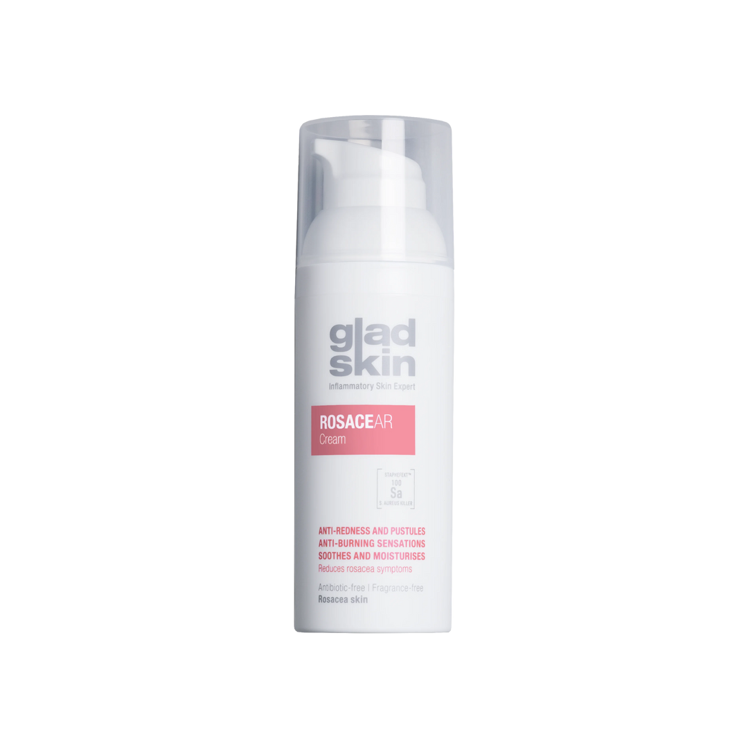 ROSACEAR Cream - Medizinprodukt mit Staphefekt, zur Linderung von Rosacea-Symptomen
