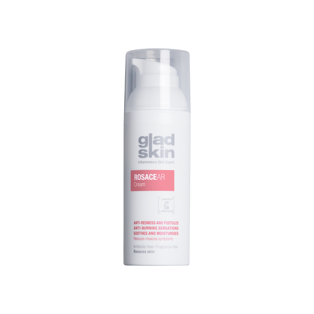 ROSACEAR Cream - Medizinprodukt mit Staphefekt, zur Linderung von Rosacea-Symptomen